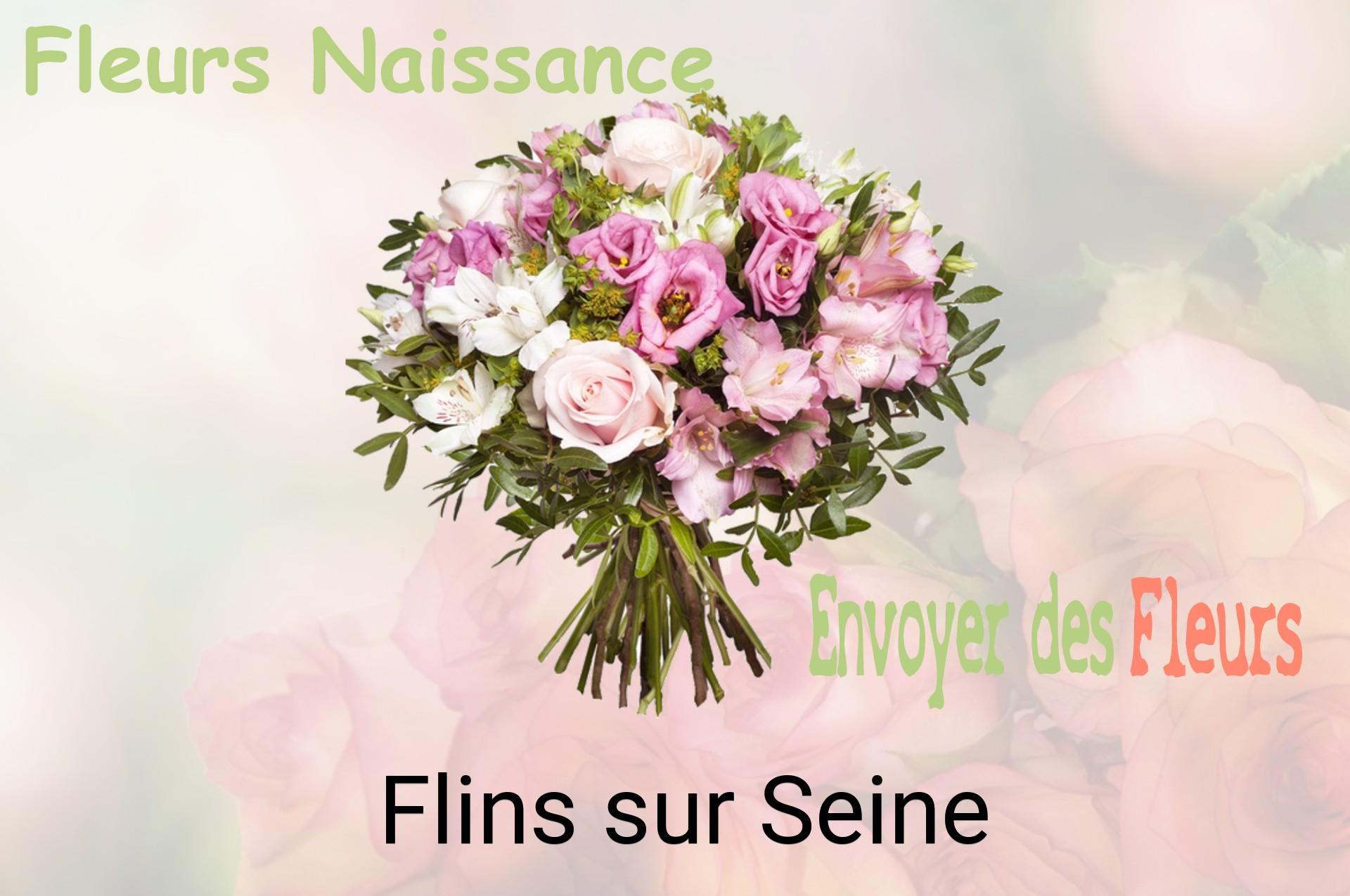 Bouquet de fleurs de naissance livré à Flins-sur-Seine